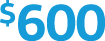 $600